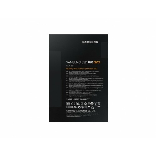 Твердотельный диск 4TB Samsung 870 EVO, V-NAND, 2.5", SATA III, [R/W - 530/560 MB/s]